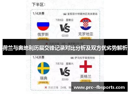 荷兰与奥地利历届交锋记录对比分析及双方优劣势解析